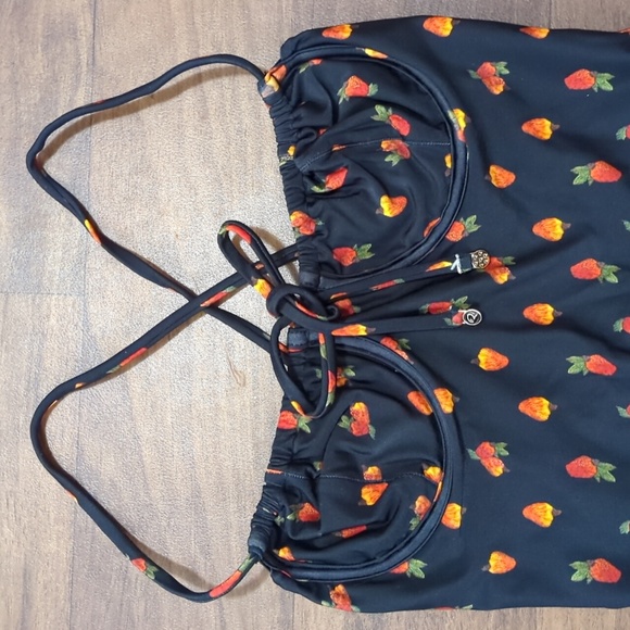 Rio De Sol Cashew Julia One Piece Black Print Swimsuit - Picture 5 of 7